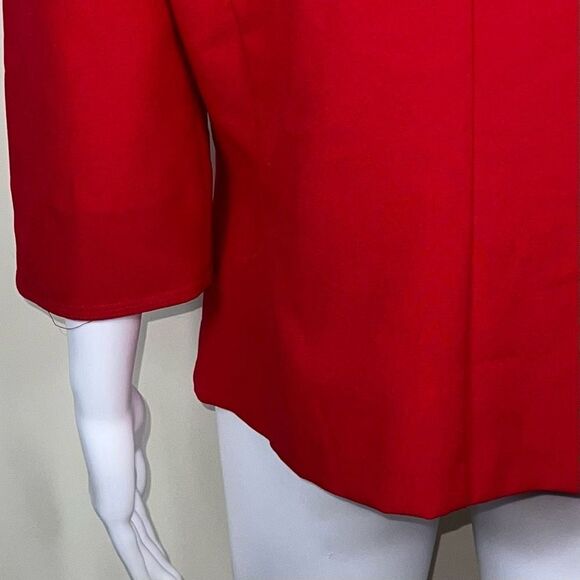 R&K Originals Vintage Cropped Red Power Blazer - Picture 12 of 12